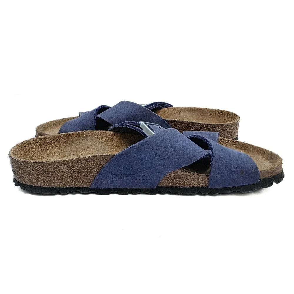 Birkenstock Salina Purple Nubuck Leather Sandals Womens EU 37 US 6-6.5 M/N